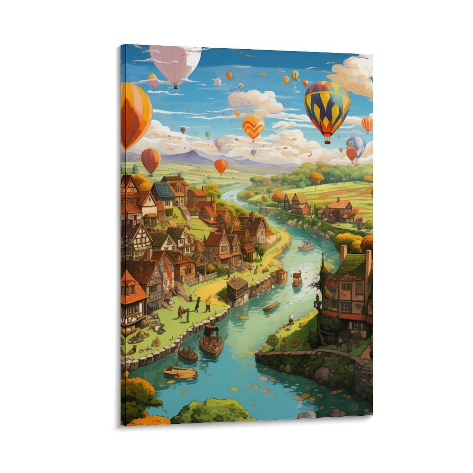 Tableau Paradis décoration murale moderne 50x75cm en toile - 6