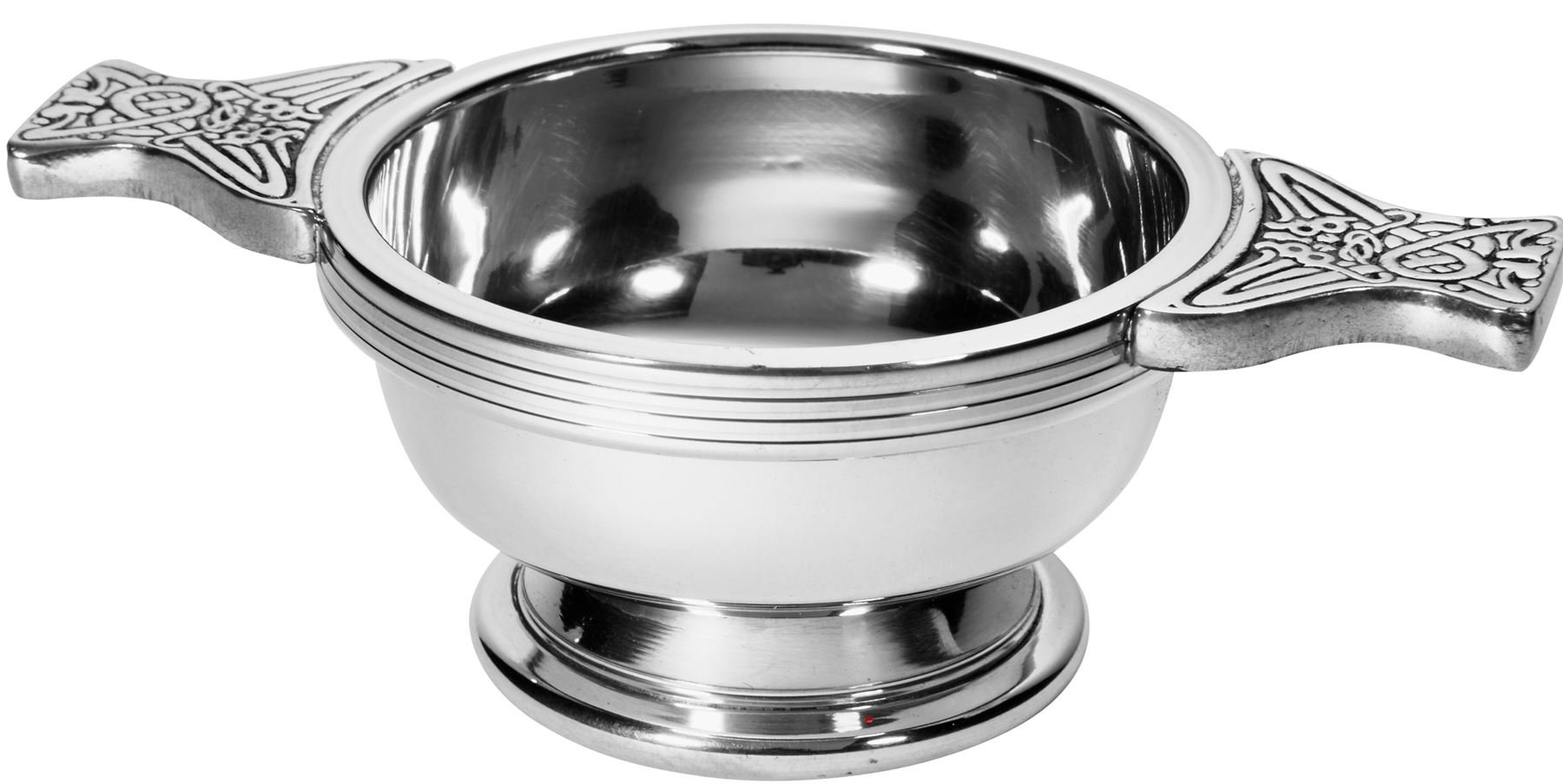 Quaich de peltre I LUV LTD para catas de whisky en casa y reuniones privadas