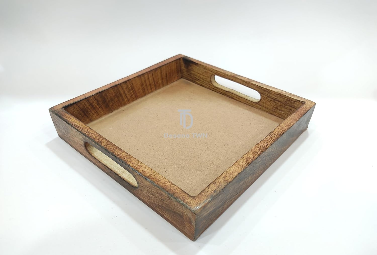 Deseno TWN Wood Tray for Coffee Table, Small Wooden Serving Tray, Decorative Trays for Home Decor Room Dining Table Tray/Platter Centre Table Organizer Serves Trays Kitchen&Dining 8x8x1.3 Inch Square Deseno TWN Wood Tray for Coffee Table, Small Wooden Serving Tray, Decorative Trays for Home Decor Room Dining Table Tray/Platter Centre Table Organizer Serves Trays Kitchen&Dining 8x8x1.3 Inch Square