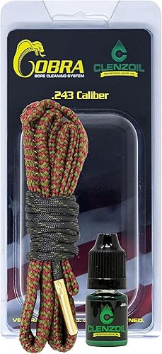 Miniatura 9 de CLENZOIL Field & Range Cobra Bore Cleaner Gun Barrel Cleaning Tool Brass Brush Embedded in Cotton Bore Rope