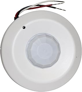 Hubbell HMC1DC 12VDC H-Moss Ceiling Mount Occupancy Sensor 1000 SQ FT Coverage; White