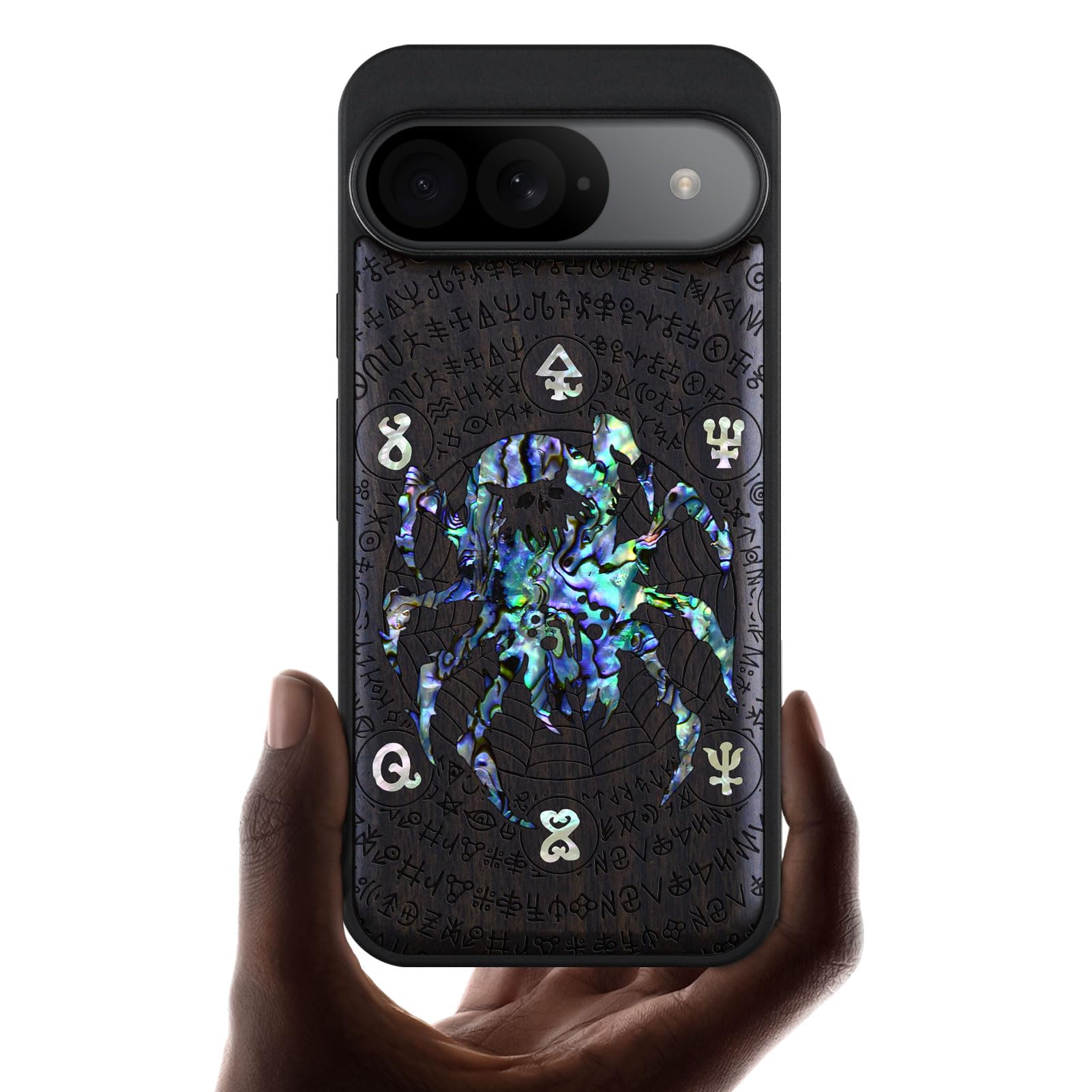 Coque Pixel 9 bois naturel gravé pour protéger votre mobile en randonnée - 8