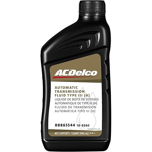 ACDelco Gold 10-9240 (88865544) Type III (H) Automatic Transmission Fluid - 1 qt (Pack of 1)