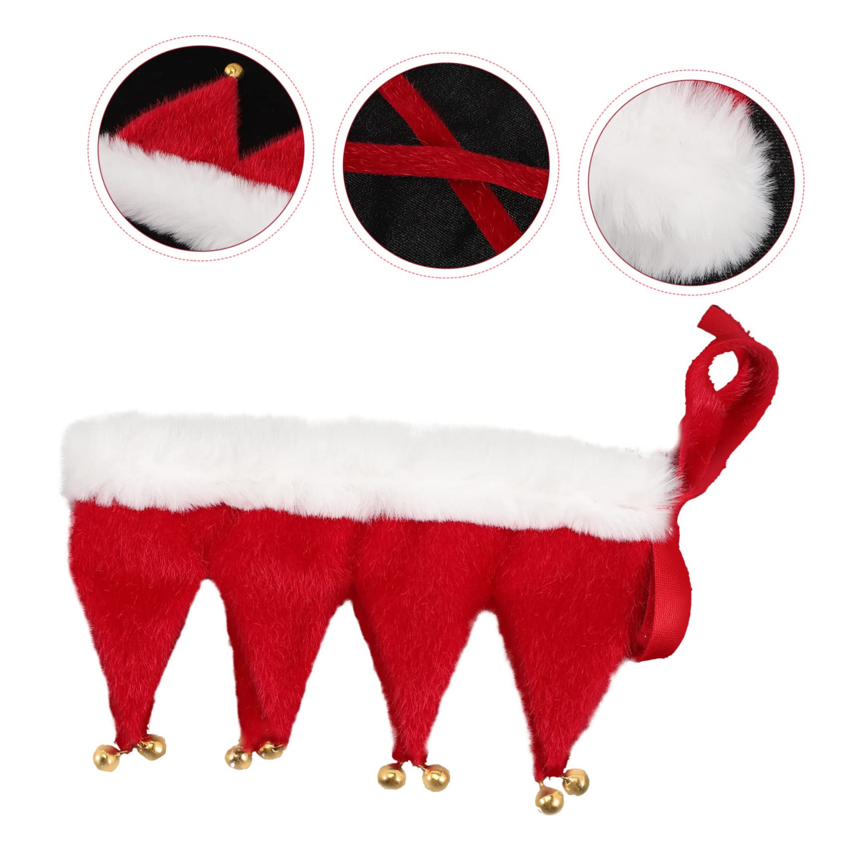 Supvox 5stücke Verstellbares Weihnachts- Für Haustiere Mit Glöckchen Dekoratives Für Hunde Und Für Festliche Anlässe Und Fotoshootings