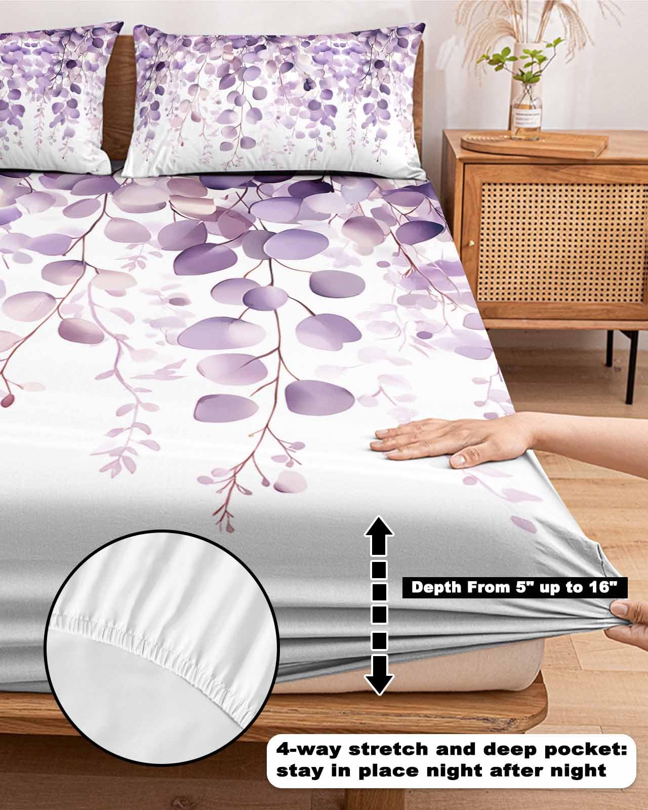 Deep Fitter（30ml_23） Amazon.com: FCLDESHOP Deep Fitted Sheet,Pure Cotton Quilted