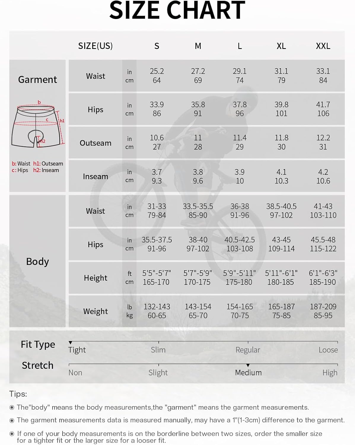 ARSUXEO Men's Cycling Underwear 4D Padded Bike Shorts Bicycle Biking Cycling Shorts with Padding Mountain Bike Liner - Image 6