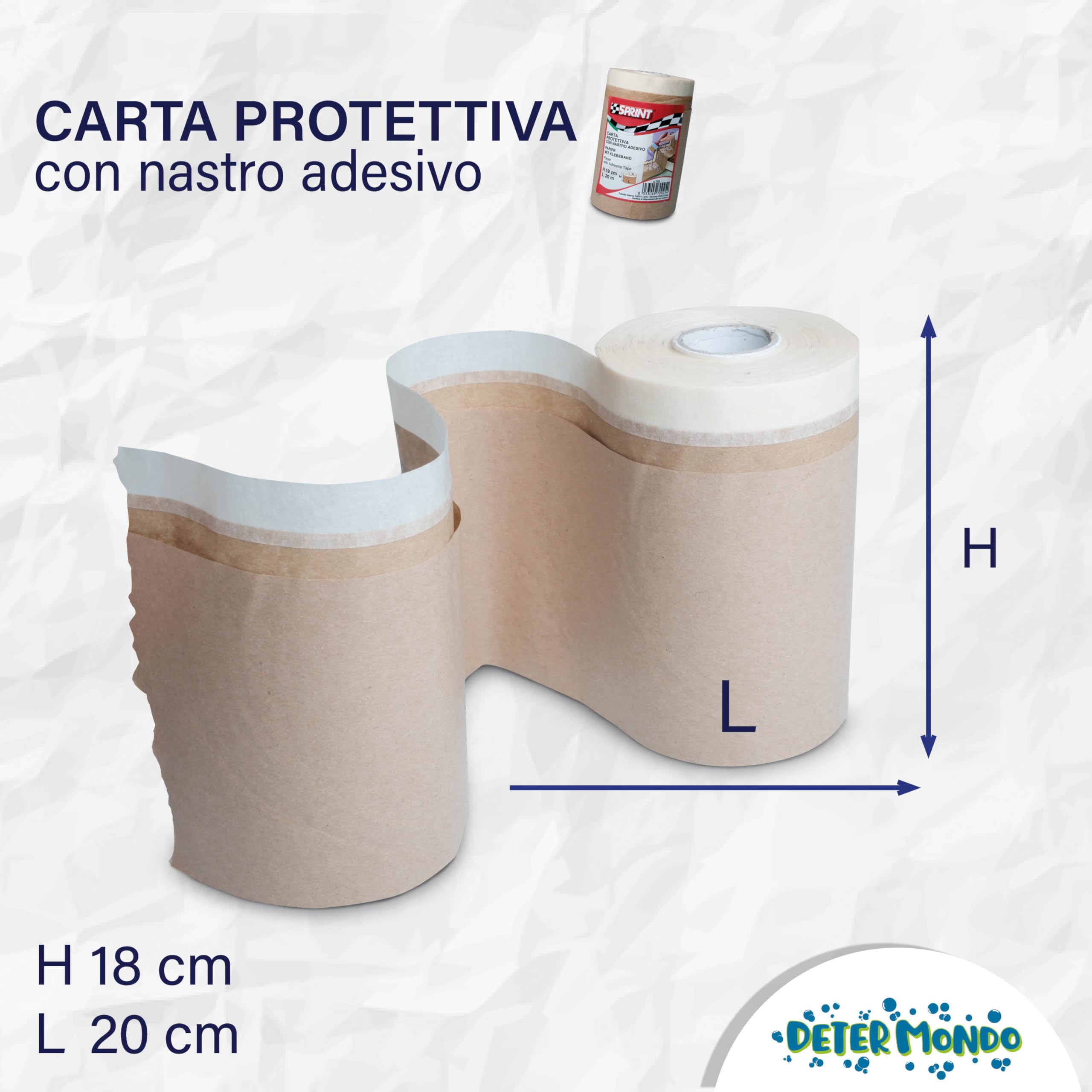 Pittura Bianca per Interni Lavabile 4 Litri Classe A+, Vernice Bianca per Muro Interno Traspirante Opaca ad Alta Copertura, con Pennello Plafone 10x4cm e Nastro per Mascheratura, Kit Pronto Uso