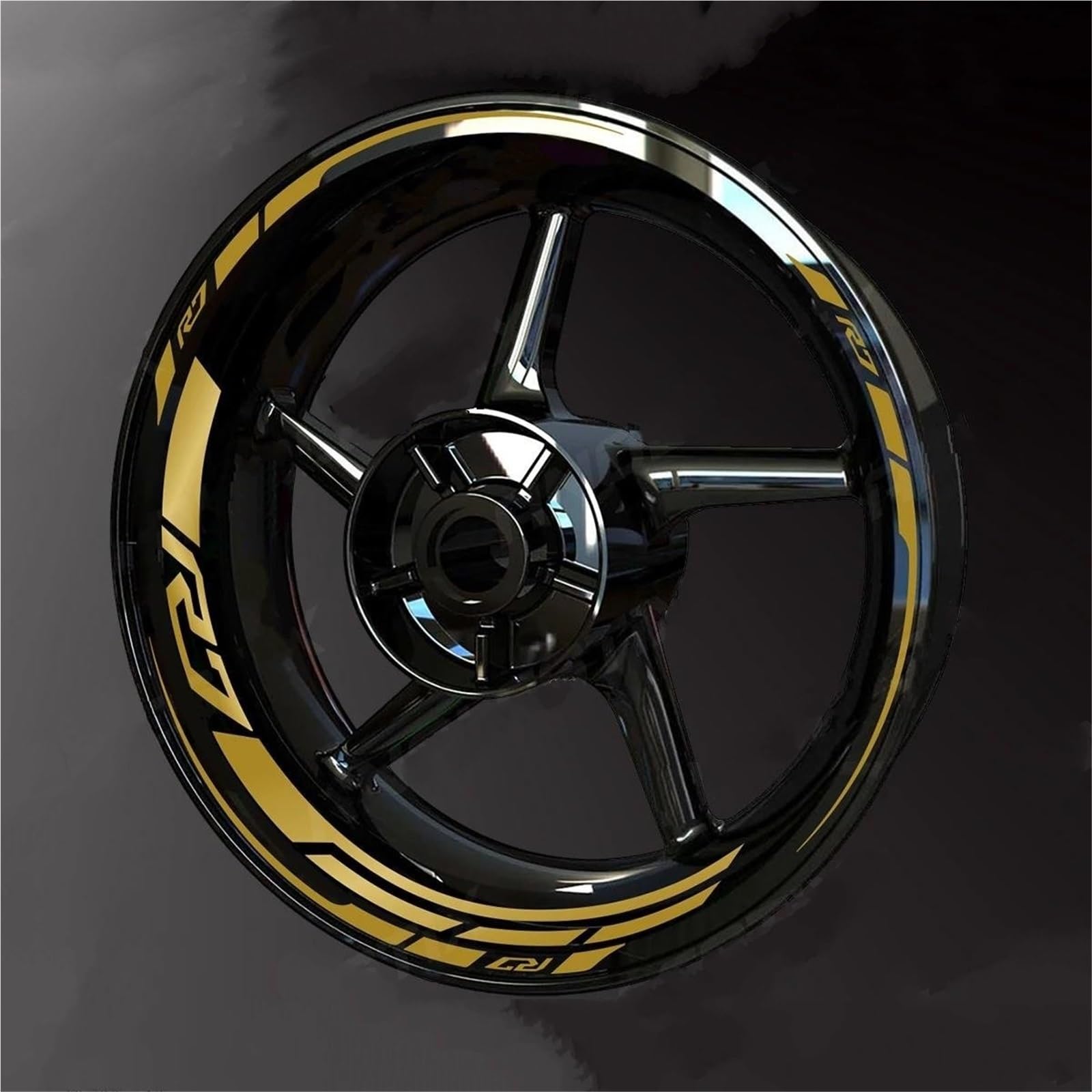 Wheel Stickers Motorcycle Reflective Wheel Decal for YZF-R7 YZF R7 YZFR7 Rim Stripe Decals Waterproof Hub Stickers Rim Reflective Decal