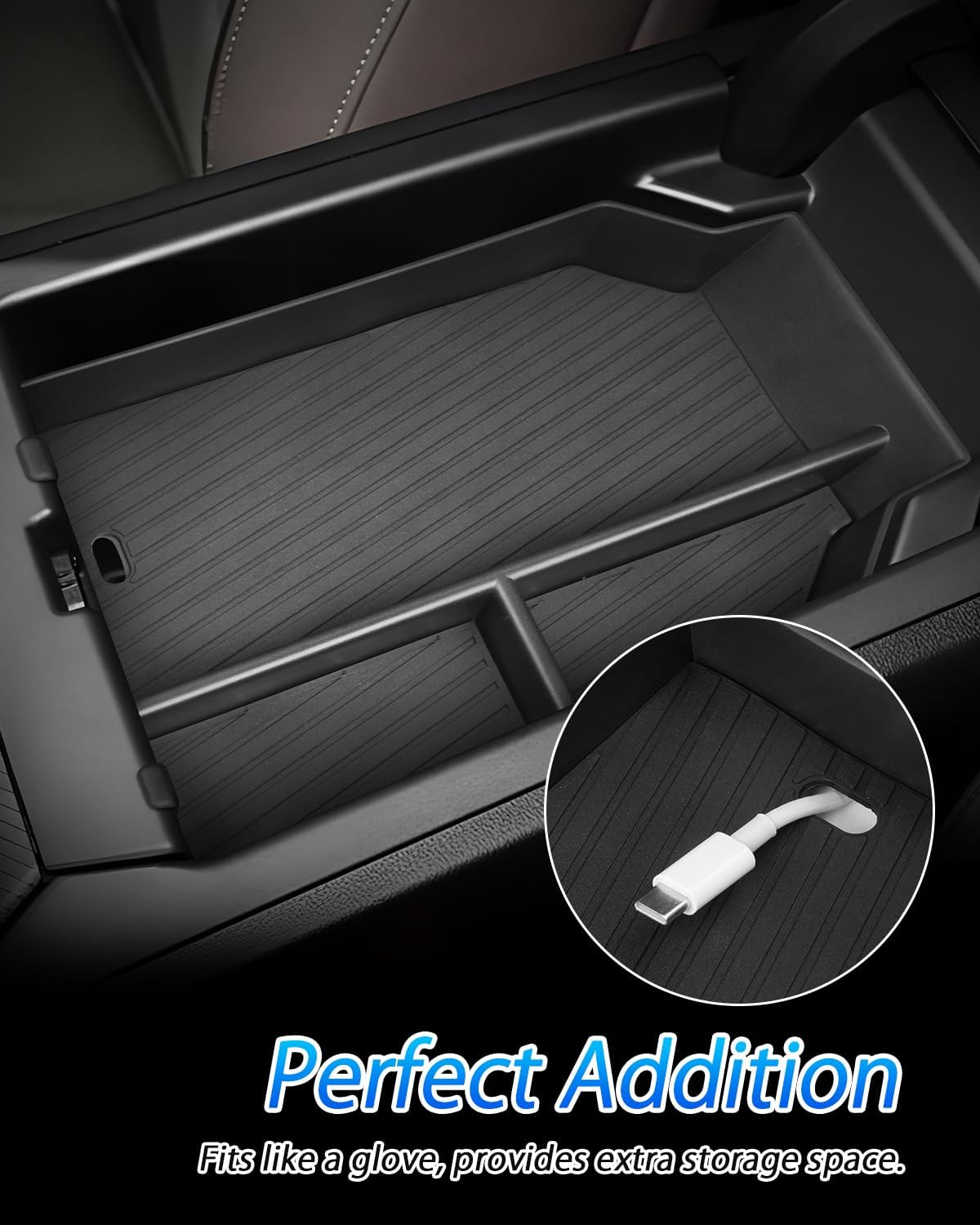 Karltys 2PCS BMW X3 Center Console Organizer for 2025 2026 BMW X3 G45 (30 xDrive/M50 xDrive) Accessories, Middle Console Armrest Organizer, Dashboard Tray, Dash Storage Tray