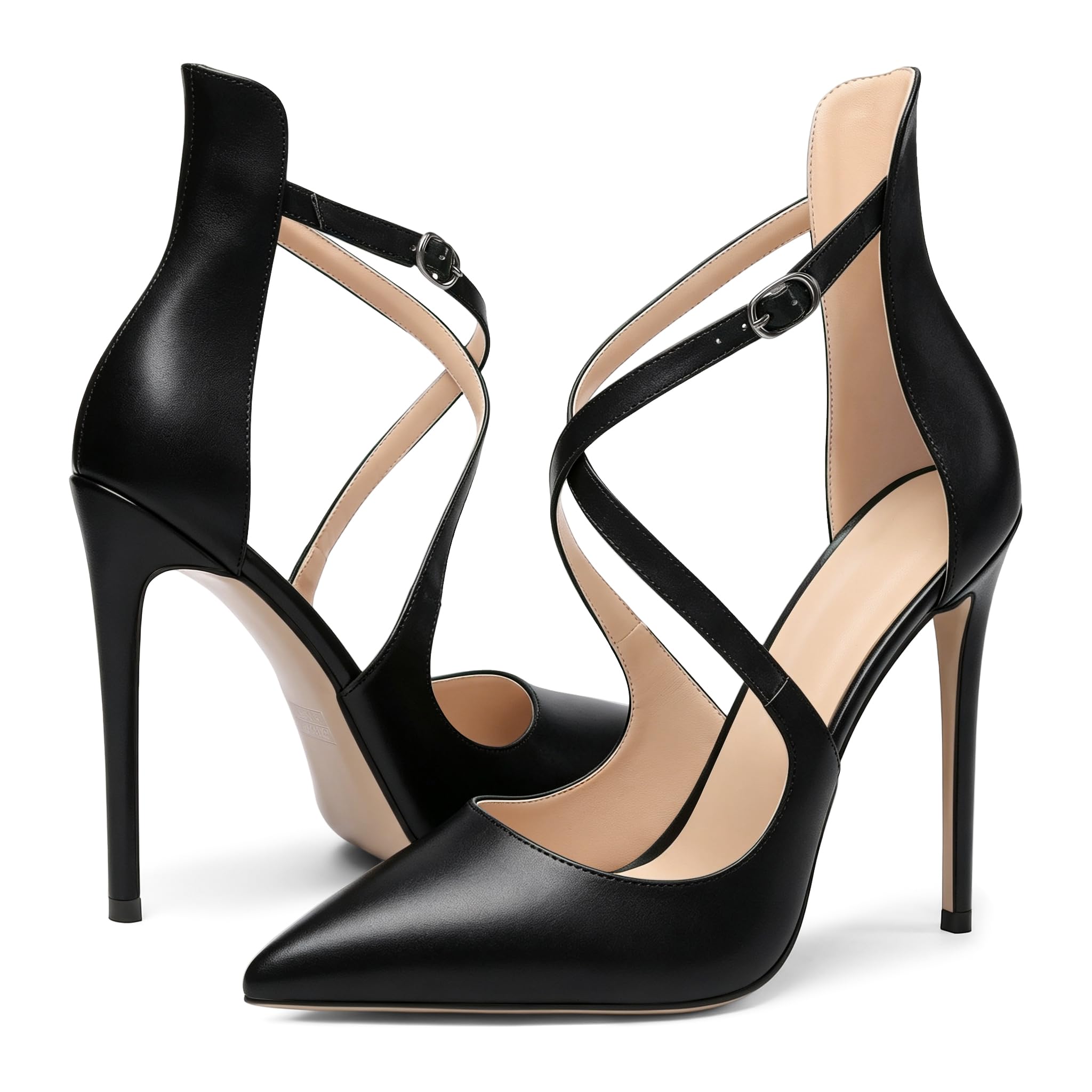EDEFS High Heels Sexy Pumps Damen Elegant mit Spitz EU35-45