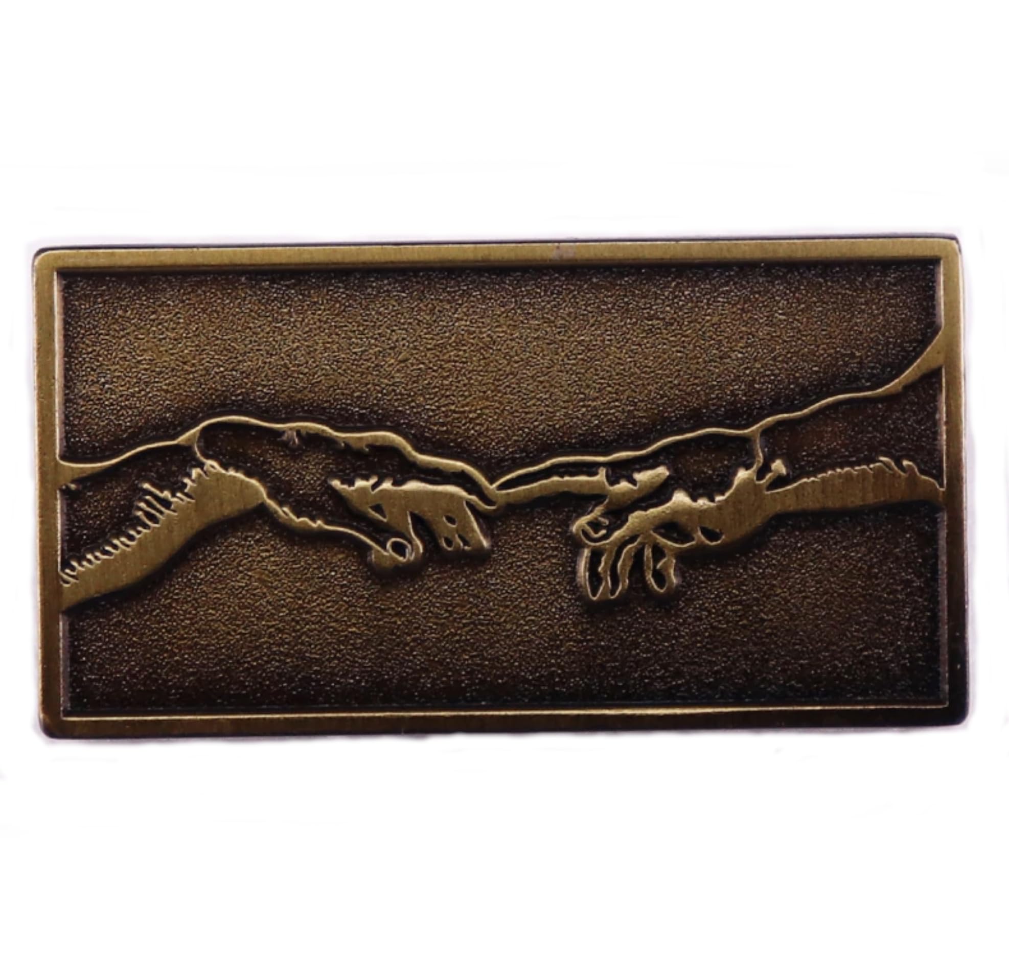 Creation of Adam Michelangelo Painting Art Sistine Chapel 1.6" Enamel Pin Badge