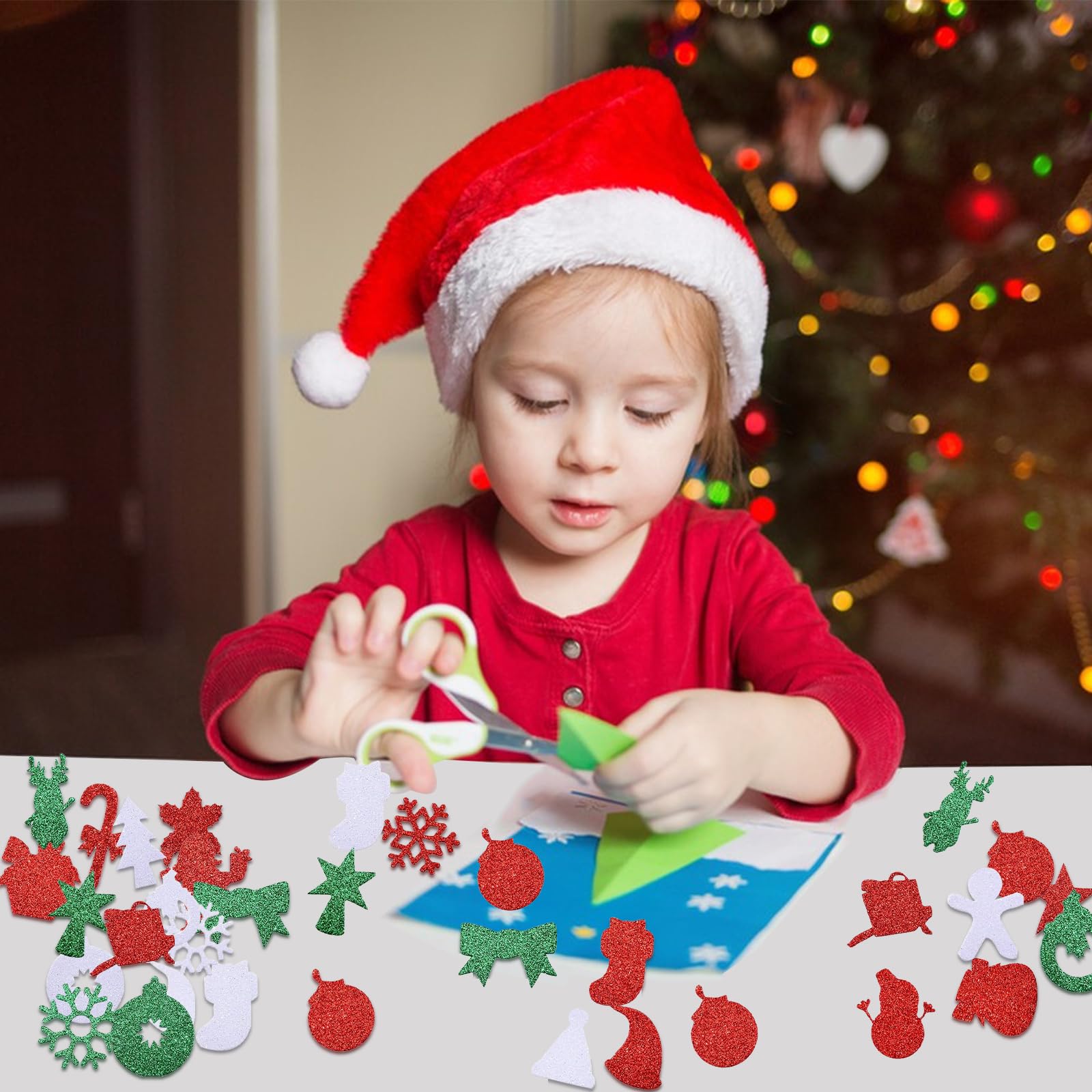 Autocollant Flocon De Neige De Noël, Décoration De Noël