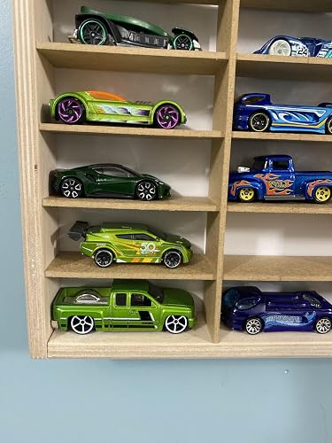 ArtTwist Vitrine pour Collection avec 48 Compartiments | Armoire Vitrine Murale 59cm x 32,5cm x 4cm pour Hot Wheels ou MatchBox | Etagere Figurine (Étagère sans Motif ArtTwist Vitrine pour Collection avec 48 Compartiments | Armoire Vitrine Murale 59cm x 32,5cm x 4cm pour Hot Wheels ou MatchBox | Etagere Figurine (Étagère sans Motif