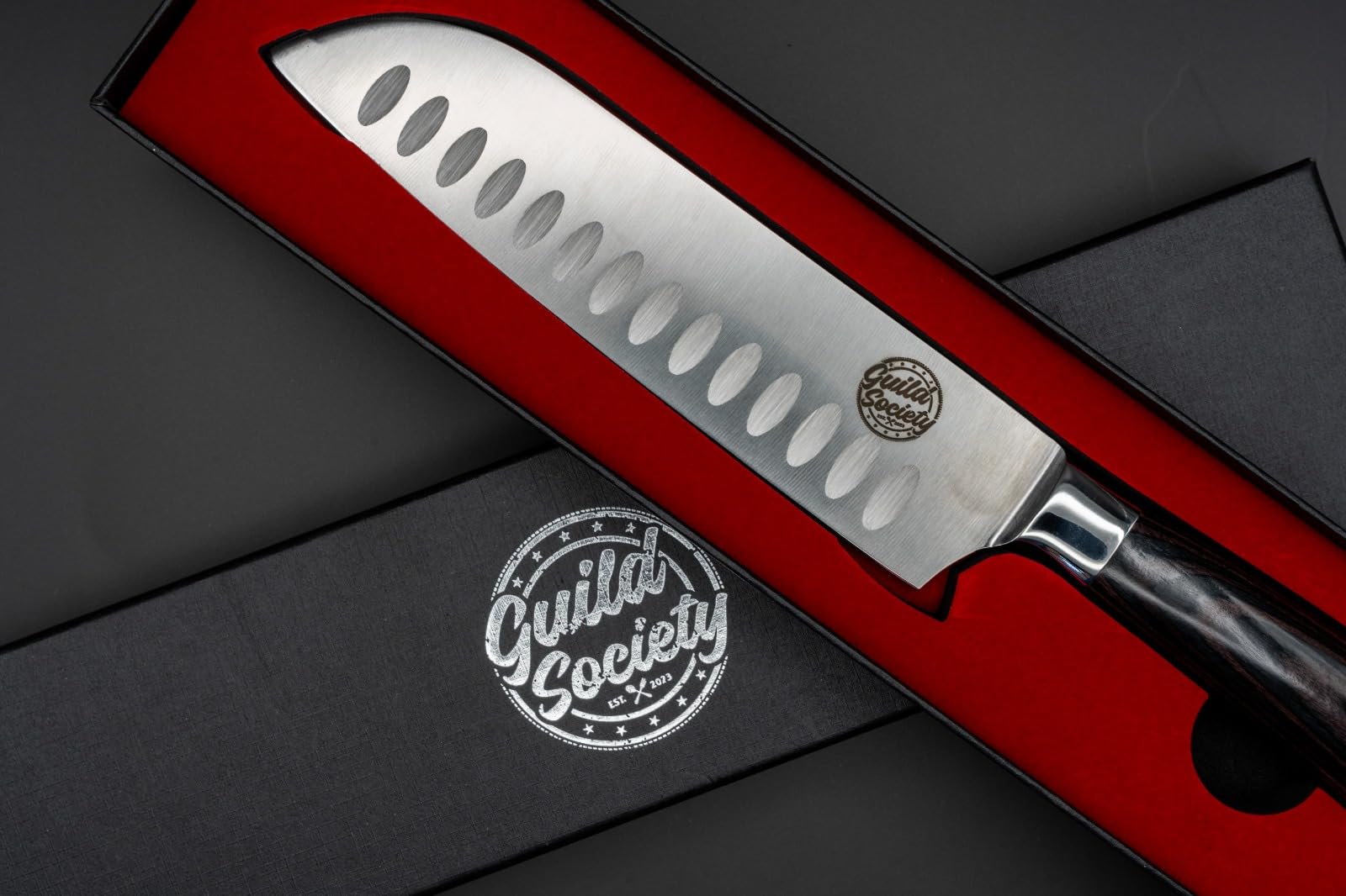 Amazon.com: Guild Society 7 Inch Japanese Santoku Knife, Stainless