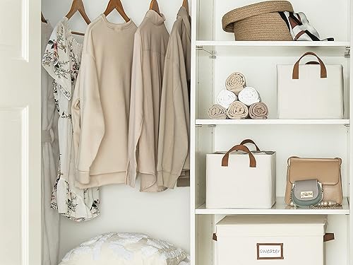 Miniatura 4 de StorageWorks Contenedores de almacenamiento para estantes y contenedores de almacenamiento estrechos, cestas pequeñas para organizar