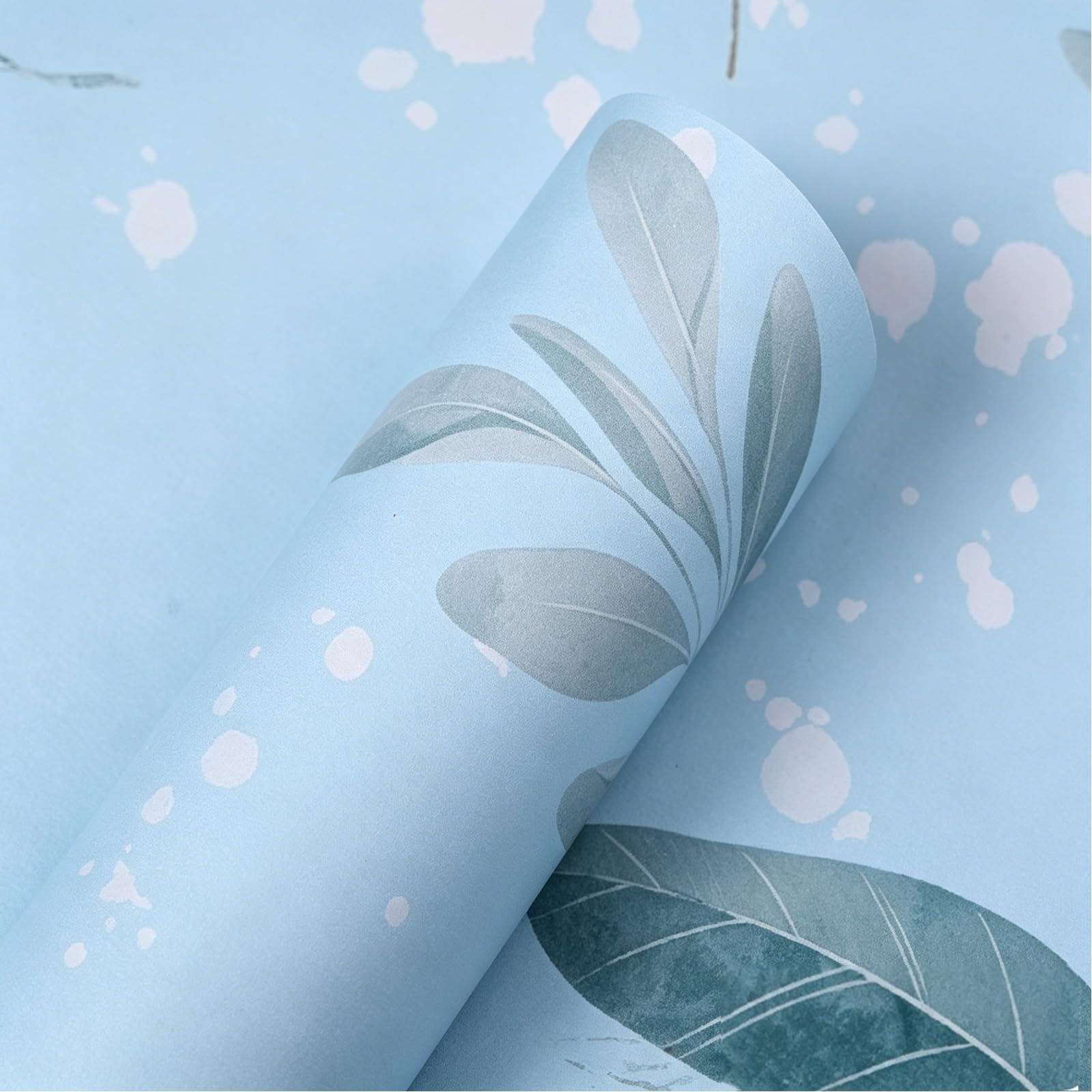 Zynqra G ﻿Peel And Stick Wallpaper Floral Contact Paper,Self Adhesive Decorative,Modern Contactpaper For Cabinets Drawers Bedroom Thicken Vinyl(,L100cm/39.4In*W60cm/23.6In)