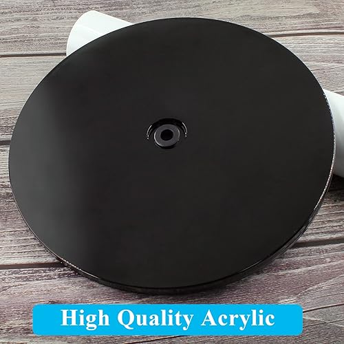 Vista 39 de Jersvims - 2 platos giratorios acrílicos de 6 pulgadas, organizador giratorio transparente para cocina, despensa, gabinete, escritorio, especias