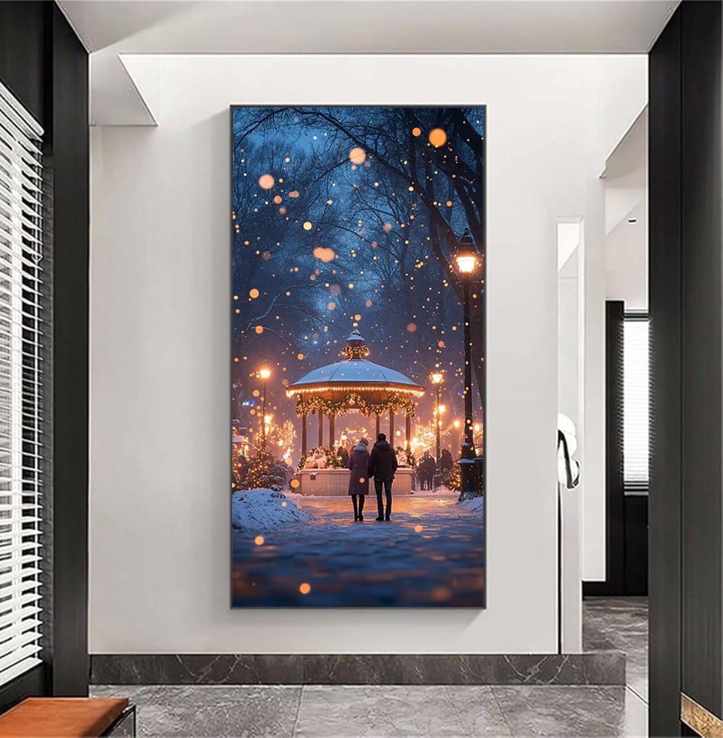 数字油絵 夢 カップル ペイントバイナンバー 子供用 大人用 キャンバス