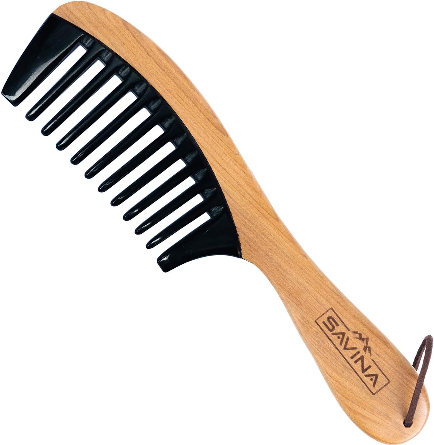 Horn Comb - Wide tooth comb & Fine Tooth comb by Savina (Wide Tooth)