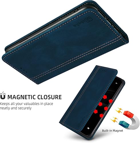 Miniatura 6 de AKABEILA Funda para Xiaomi Poco M4 Pro 5G, funda de piel sintética con tapa para Xiaomi Poco M4 Pro 5G, funda tipo cartera con tarjetero con cierre