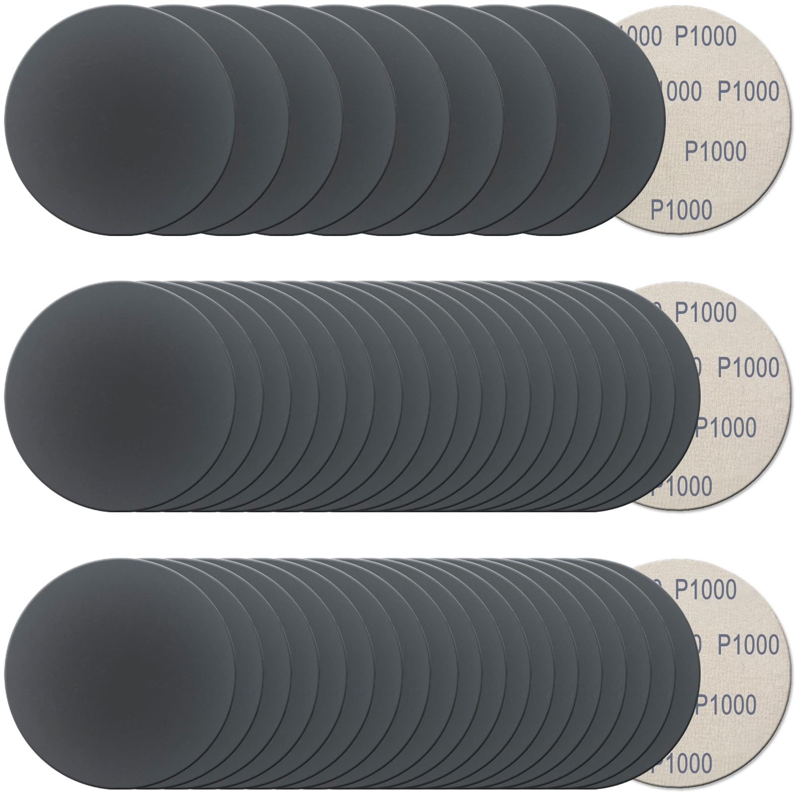 5 Inch Sanding Discs - 50 Pcs Hook & Loop -8