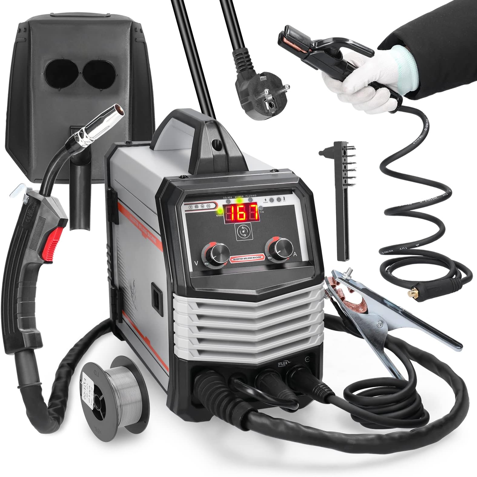 Saldatore Inverter Sherman DIGIMIG 225GDS Saldatrice MIG/MAG - Foto 9