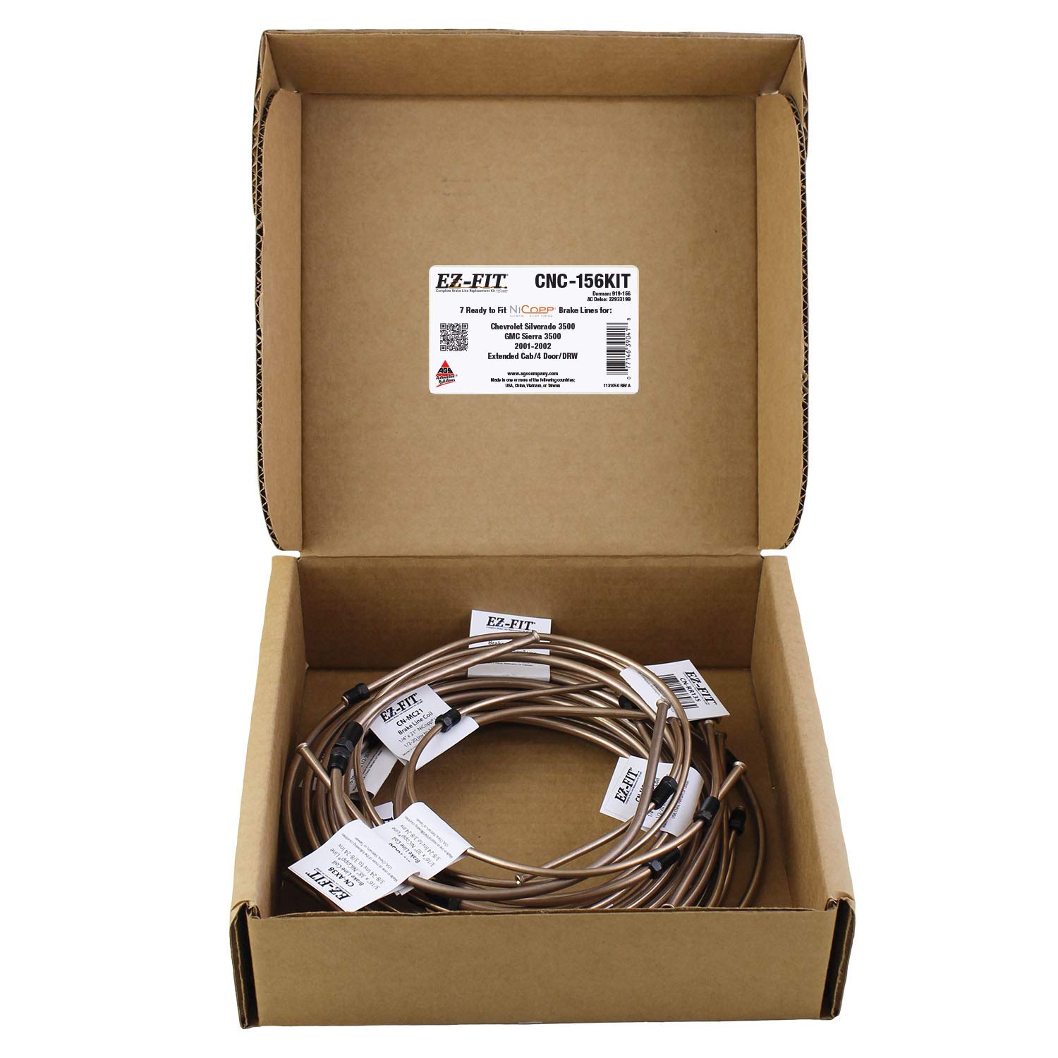 Kit Cnc156Kit Ez-Fit Nicopp 1 tuberia de freno de cobre niquel para recambio