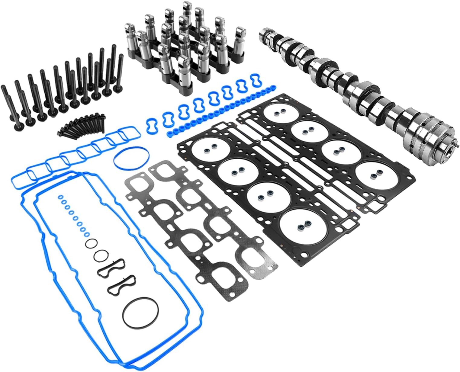 6.4 HEMI MDS Lifters Camshaft Kit Replacement for 2011-2015 Chrysler Dodge Charger Jeep Grand Cherokee 6.4L V8 5038419AB 53021726AD HS26568PT
