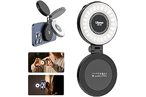 Ulanzi MagSafe Magnetic Selfie Light: Illuminate Your Shots