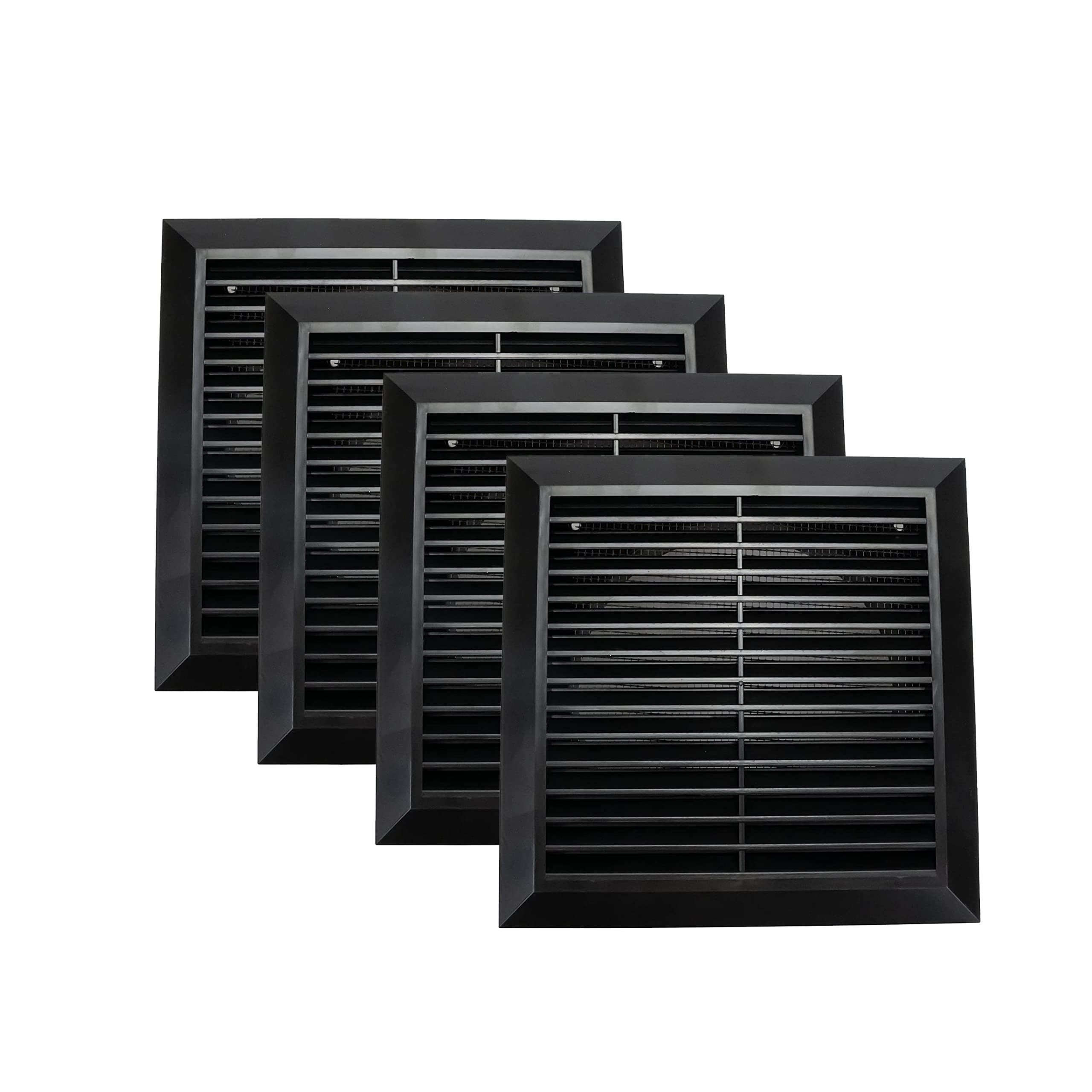 Vent Systems 6 Duct - 8 x 8 Outside Pack of 4 Air Vent Cover - Bathroom  Exhaust