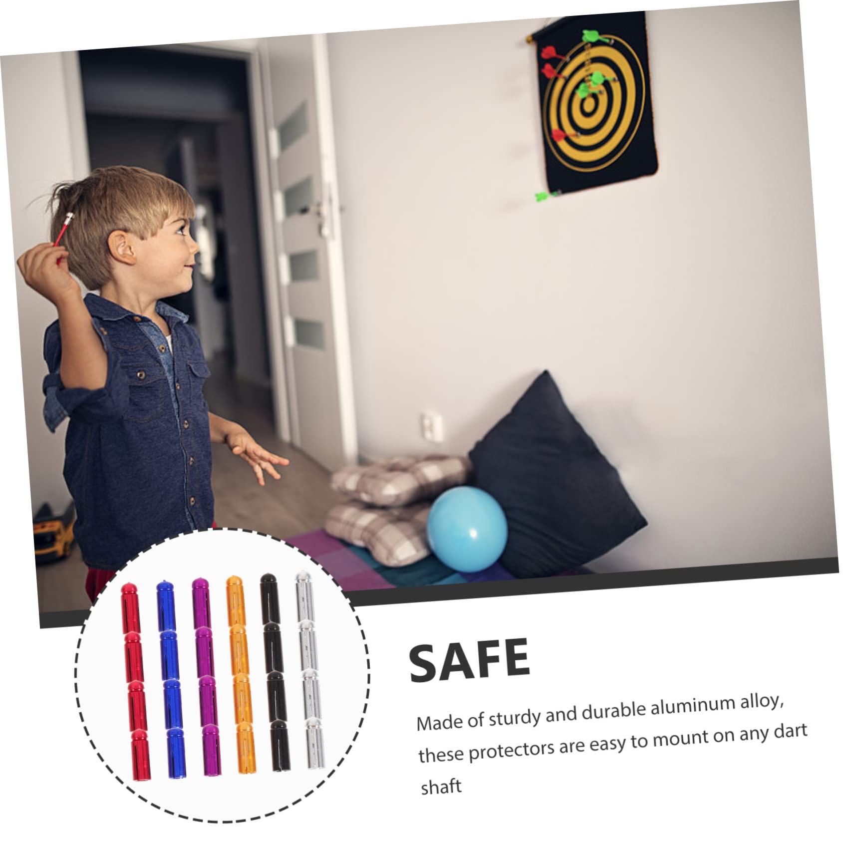 BESPORTBLE 24pcs Protector Metal Wing Adjuster Flight Wing Protectors for Board Wings Corrector Parts Accessories