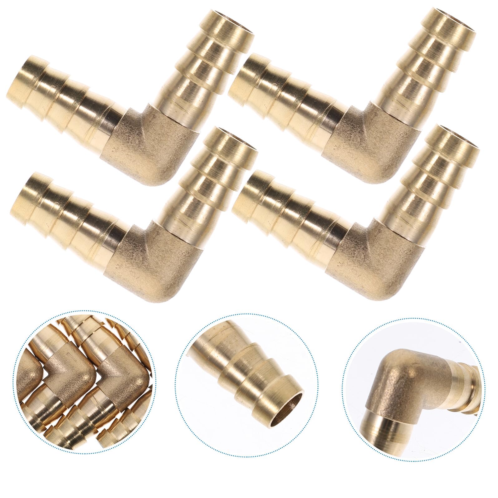 10 pezzi Raccordi Rame Gomito Pex per Riparazione Tubo Fittings Resistenti Corrosione Antigelo Compatibili con Sistemi Morsetti in Acciaio Installazione Facile e Sicura