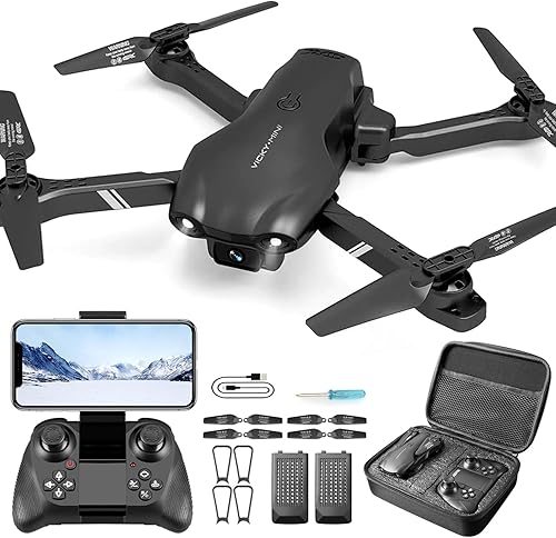 DRONEEYE 4DV13 Drone con cámara FPV HD 1080P para niños y adultos, helicóptero cuadricóptero de control remoto para principiantes, juguetes de