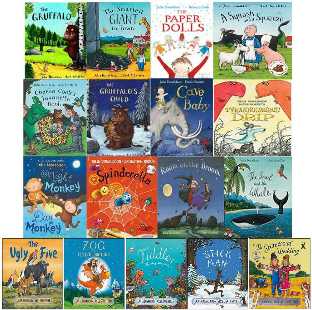 Julia Donaldson 17 Books Children's Collection Set Paperback – January 1, 2020