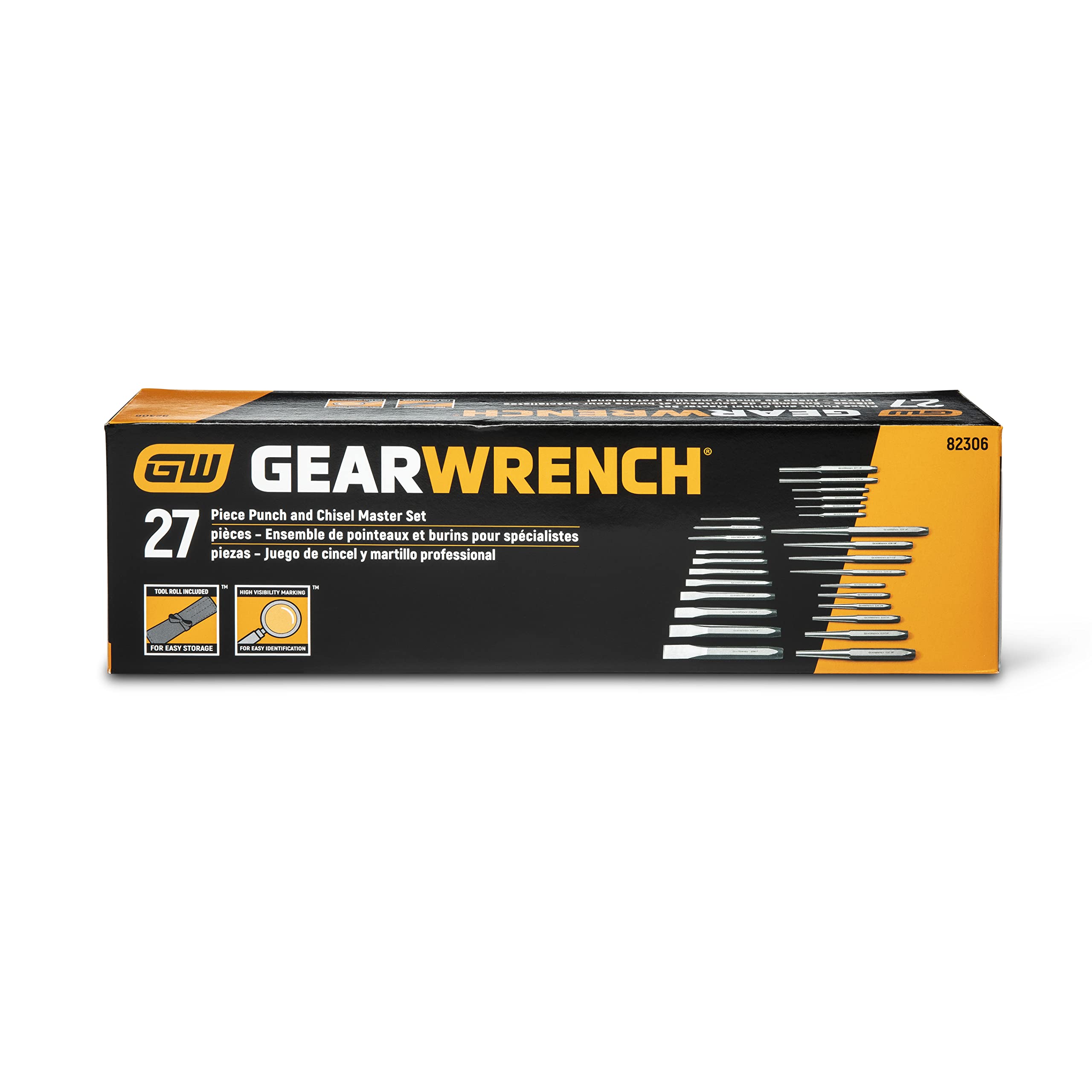 GearWrench 82306 27 Piece Punch and Chisel Set by GearWrench【並行輸入品】