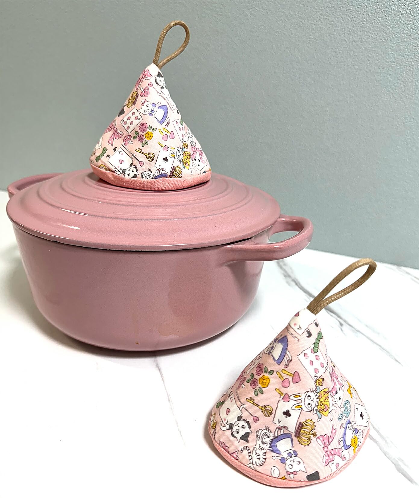 Amazon.co.jp: miwaki 三角鍋つかみ 2個セット 耐熱 キッチンミトン