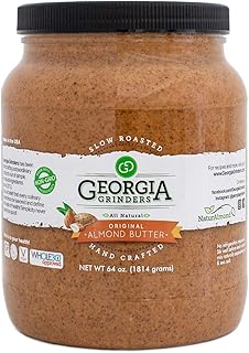 Georgia Grinders Original Almond Butter 64oz, Bulk Size Get more for les...