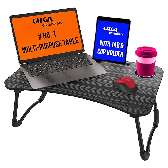 Buy Gizga Essentials Multipurpose Portable & Foldable Wooden Desk For