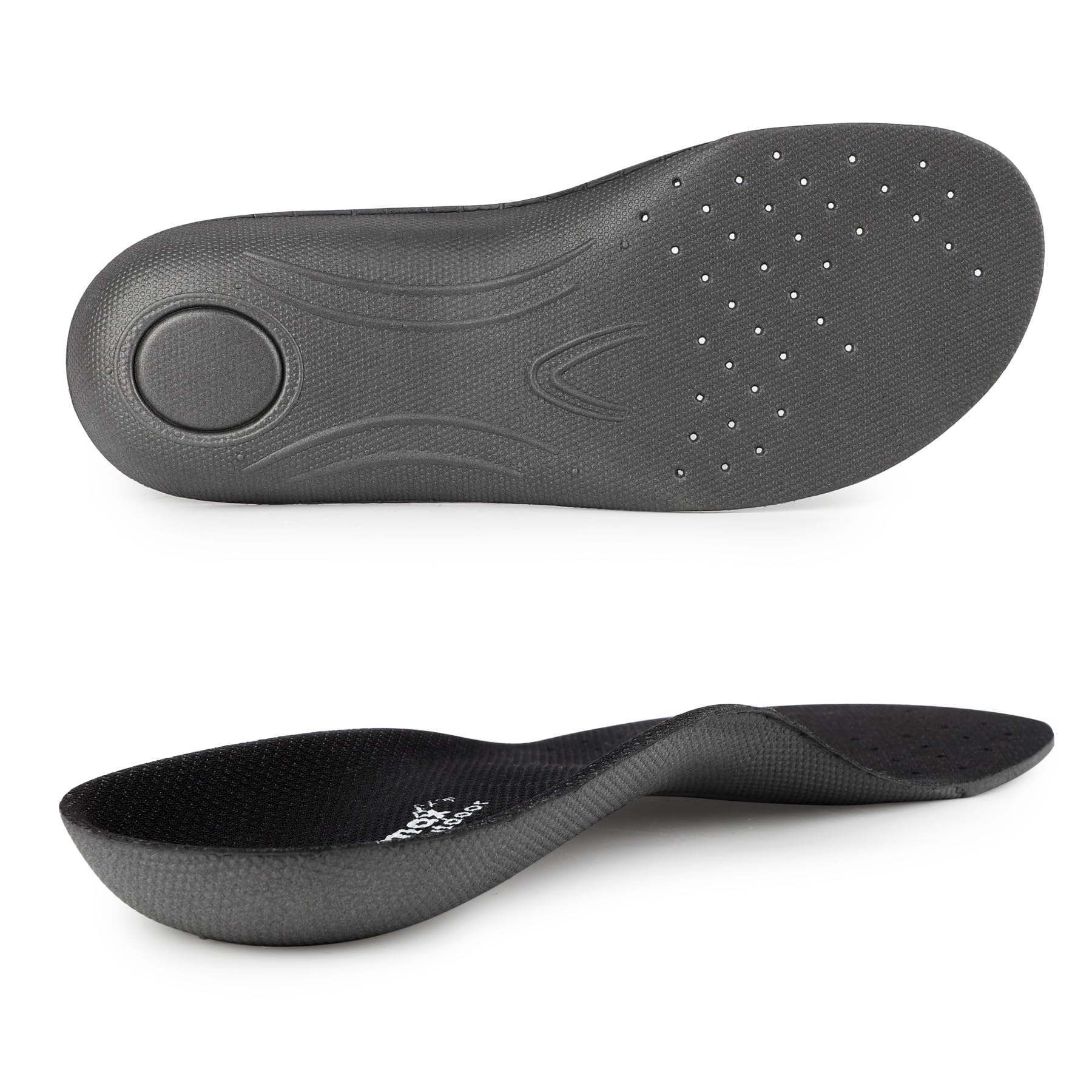 Knixmax Outdoor Women Breathable Orthotic Insoles for Crocs Ultra Thin Clogs Inserts with Arch Support Washable Sockless Barefoot