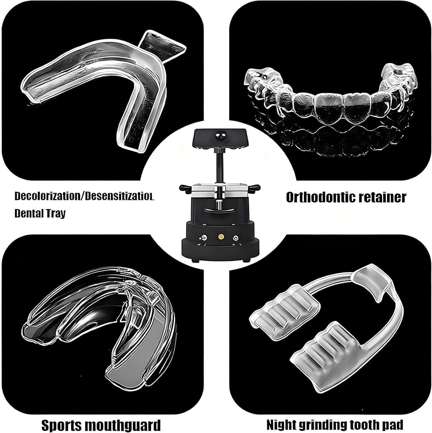 1200-W-Vakuumformmaschine für die Zahnmedizin, Laminiergerät für kieferorthopädische Retainer, Wärmeform-Laborausrüstung für die Zahnmedizin, für kieferorthopädische Labore