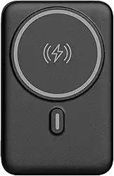 Geonav Power Bank, Carregador Portátil Universal por Indução 10.000mAh, Carregamento rápido*, Suporte Dobrável, Compatível com MagSafe®, PB10MAGBK, Preto