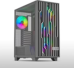 ProLab Design AI848 ARGB Workstation Computer Case|Mid Tower Cabinet|4x140mm ARGB Fans Included|ATX, Micro-ATX, Mini-ITX|F...