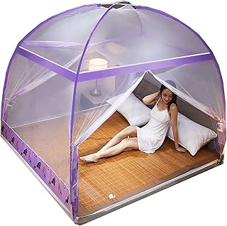 Mosquitera, mosquitera colgante for cama, mosquitera, dosel for cama, cortinas, mosquitera for cama, tienda de campaña for interior, verano, plegable, transpirable, con cremallera, cortinas for cama.(
