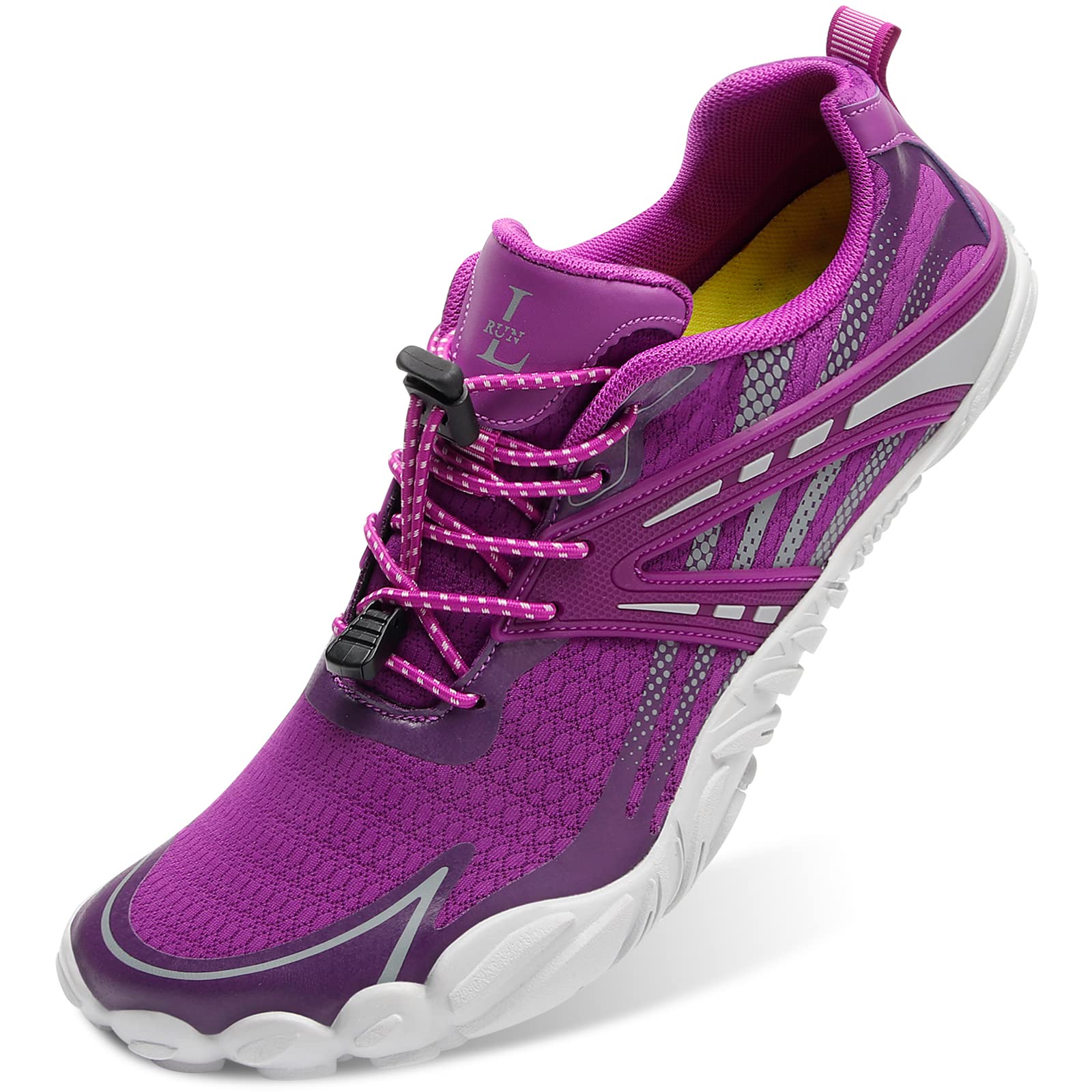 L-RUN Athletic Water Hiking Shoes Beach Sports Shoes for Swim Toe Shoes Women Men