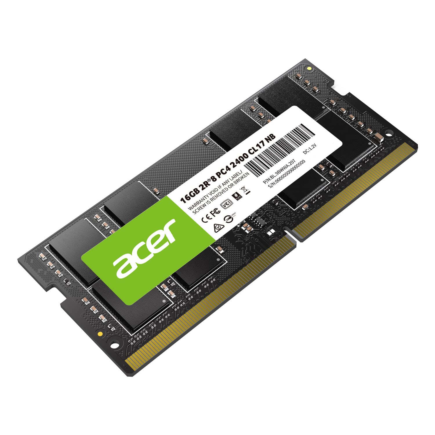 Amazon.co.jp: AcerノートPC用メモリ PC4-19200(DDR4-2400) 16GB DDR4