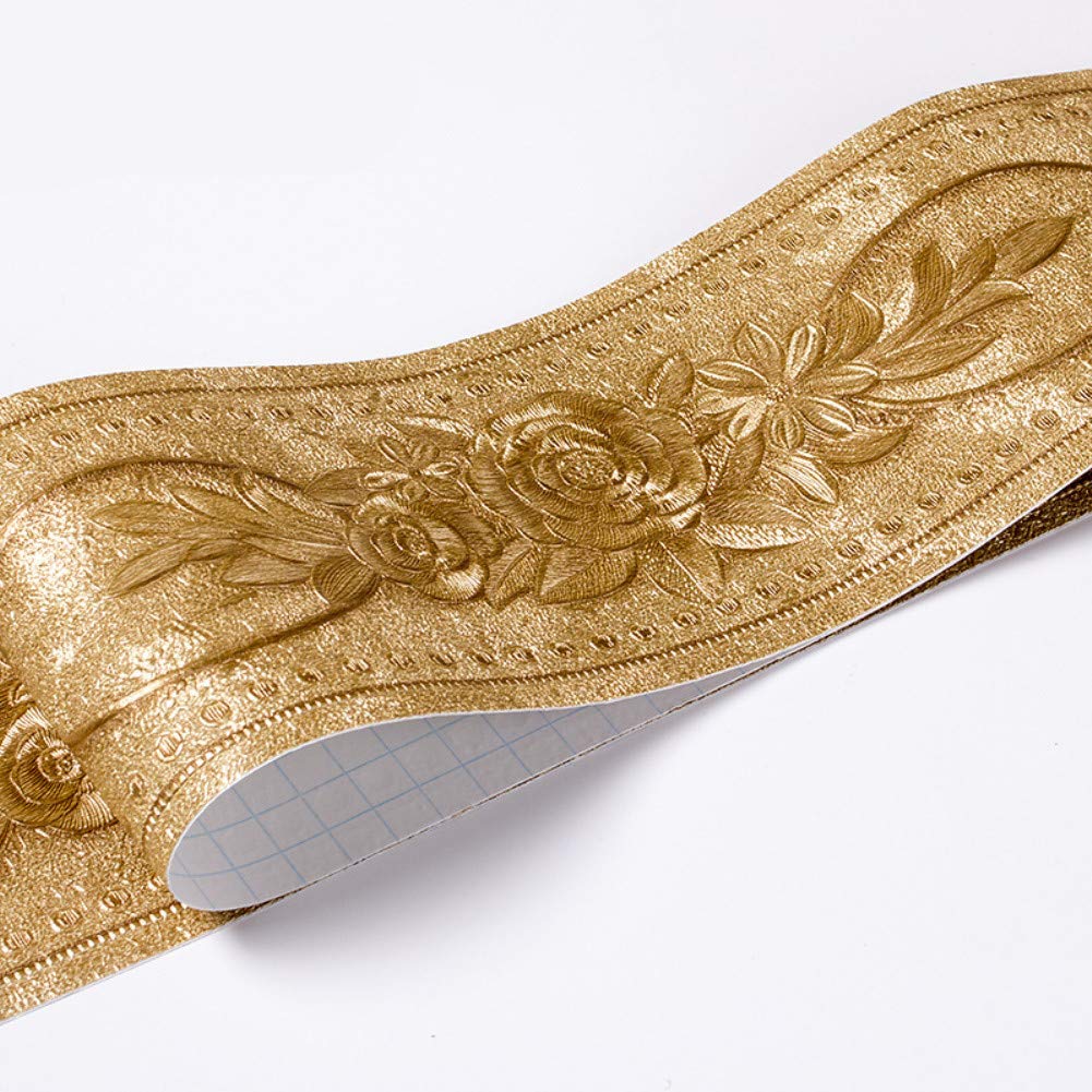 Bordo Adesivo Per Carta Da Parati 3D - Vinile Impermeabile 10.6x500 Cm, Per Cucina E Bagno - Foto 8