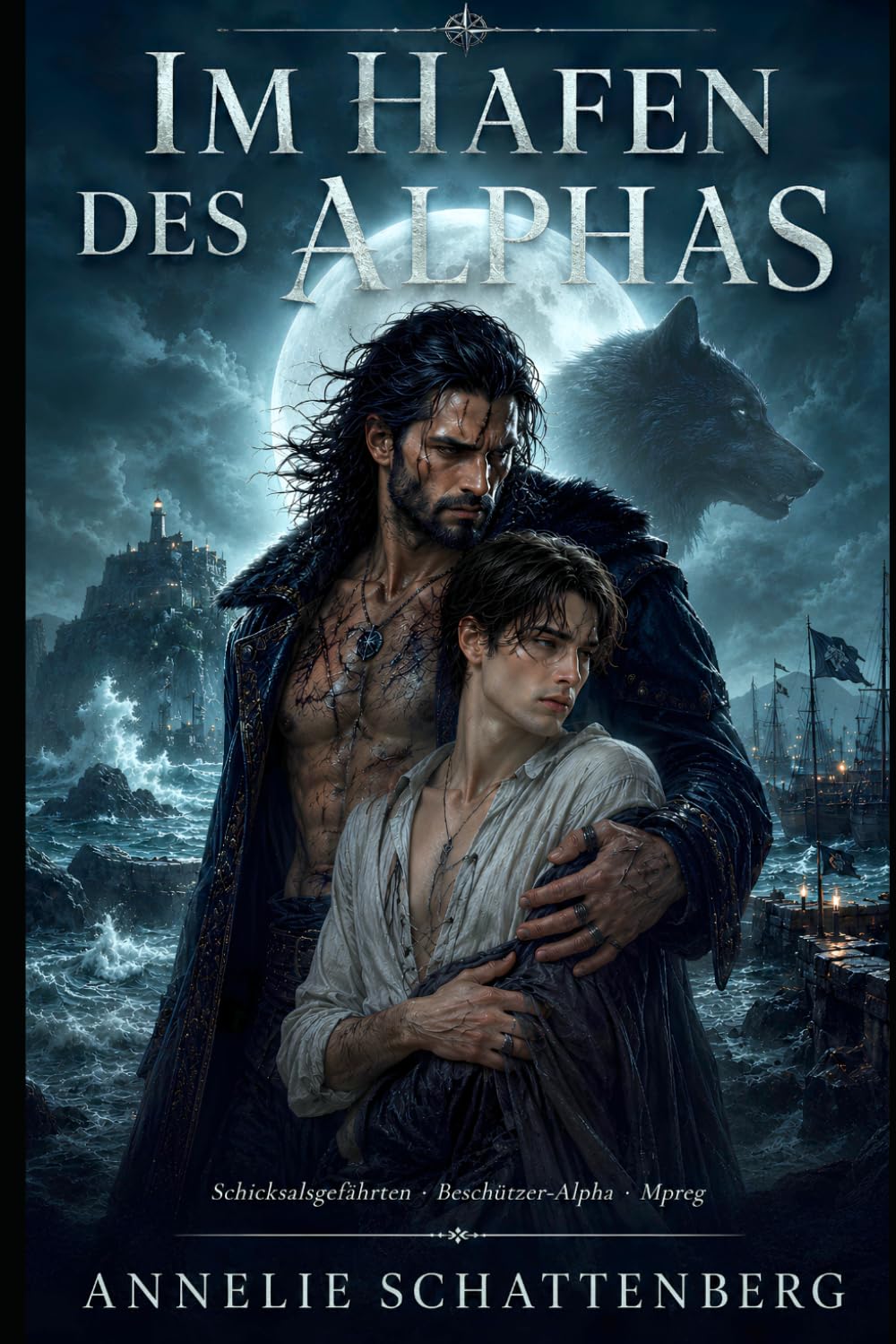 Im Hafen des Alphas: Eine düstere MM-Omegaverse-Werwolf-Romanze – Schicksalsgefährten, Beschützer-Alpha , Mpreg