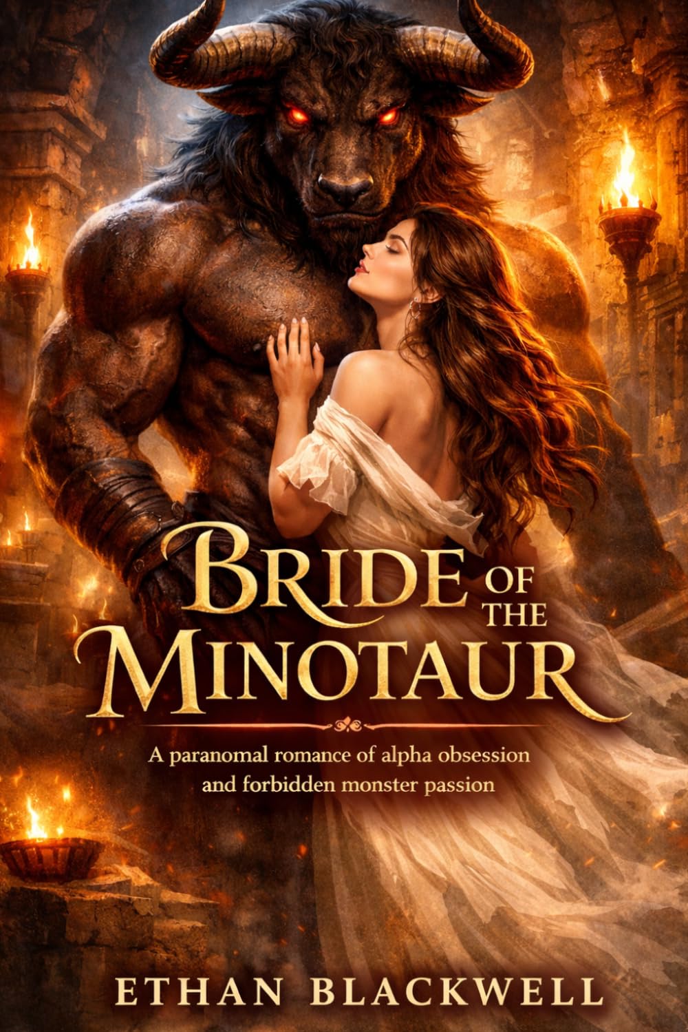 BRIDE OF THE MINOTAUR: A Paranormal Romance of Alpha Obsession and Forbidden Monster Passion
