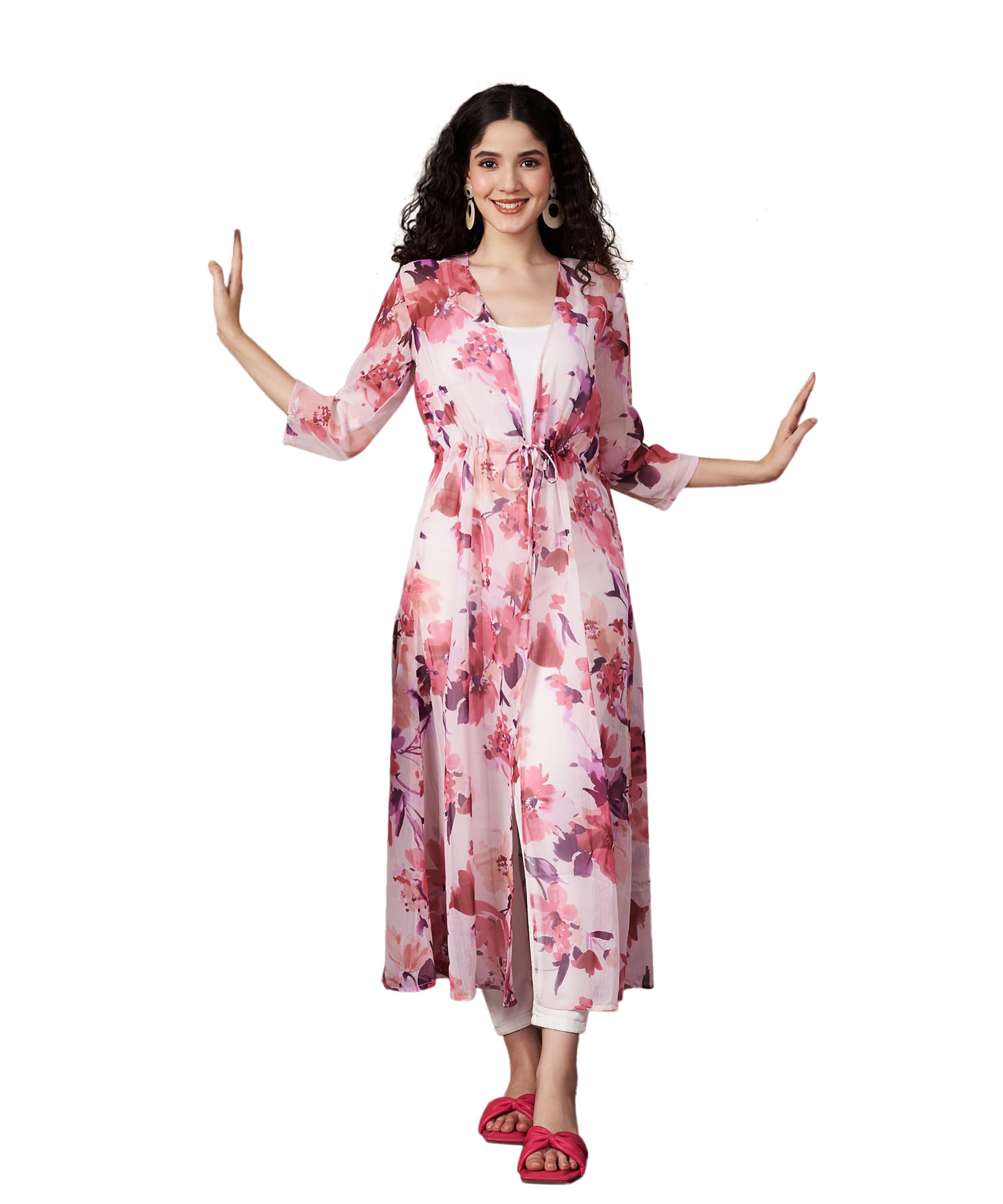 fbella Women Printed Long Shrug-picture-38