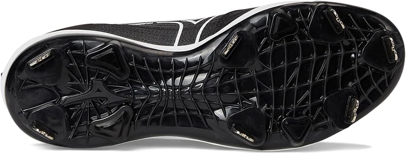 Amazon.com | Mizuno Women's Sweep 6 Softball Shoe, Black-White, 6